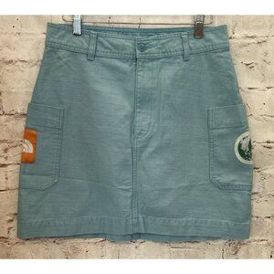 The North Face Womens Skirt M Earth Day Collection Valley Skirt Reef Waters Blue